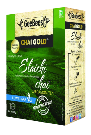Elaichi Chai - Low Suagr, Box of 10
